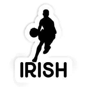Basketballspieler Aufkleber Irish Image