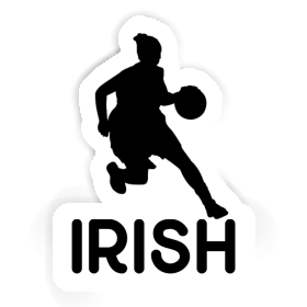 Basketballspielerin Sticker Irish Image