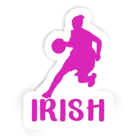 Basketballspielerin Sticker Irish Image
