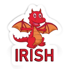 Drache Aufkleber Irish Image