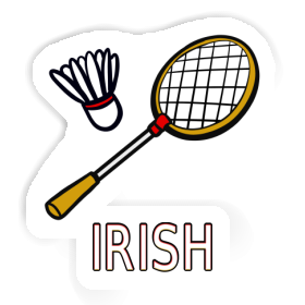 Autocollant Irish Raquette de badminton Image