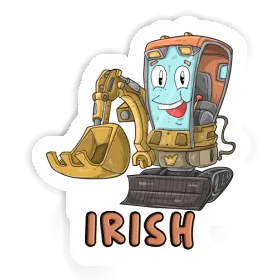Aufkleber Bagger Irish Image