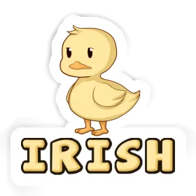 Sticker Duck Irish Image