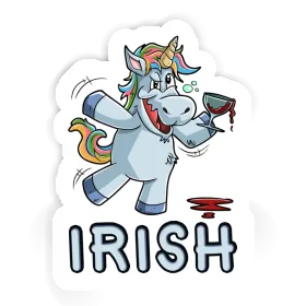 Autocollant Licorne Irish Image