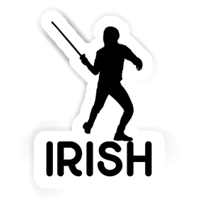 Autocollant Escrimeur Irish Image