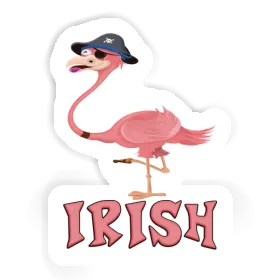 Flamingo Sticker Irish Image