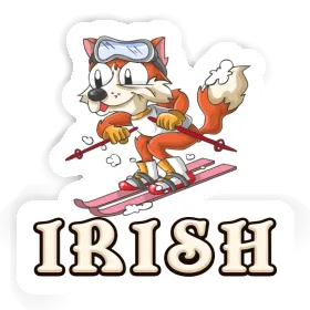 Sticker Irish Skifahrer Image