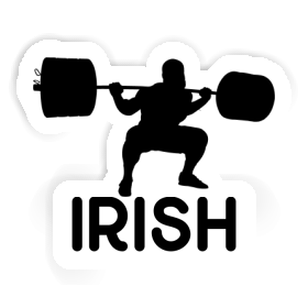 Autocollant Haltérophilie Irish Image