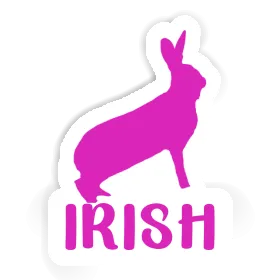 Rabbit Sticker Irish Image