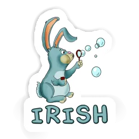 Sticker Soap Bubbles Rabbit Irish Image