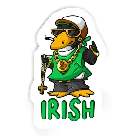 Hip-Hop-Pinguin Sticker Irish Image