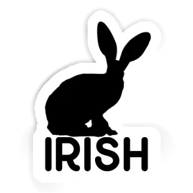 Rabbit Sticker Irish Image
