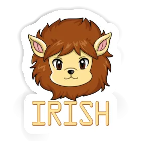 Irish Autocollant Tête de lion Image