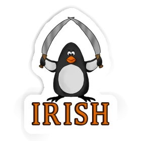 Irish Autocollant Pingouin de combat Image