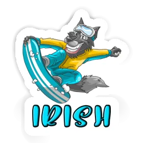 Aufkleber Irish Snowboarder Image