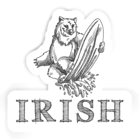 Autocollant Surfeur Irish Image