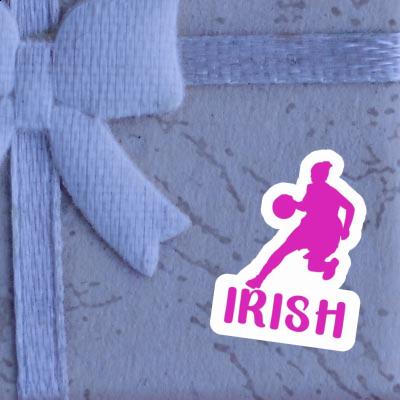Basketball Player Sticker Irish Notebook Basketball Player Sticker Irish Gift package Image