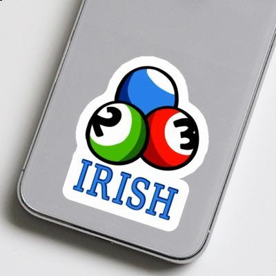 Billiard Ball Sticker Irish Image