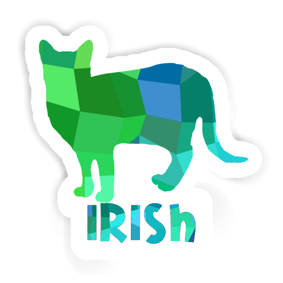 Sticker Irish Cat Sticker Irish Cat Image