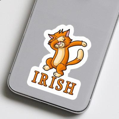 Katze Aufkleber Irish Notebook Image