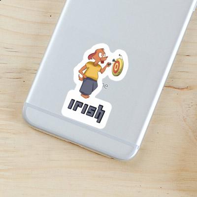 Sticker Dartspieler Irish Image