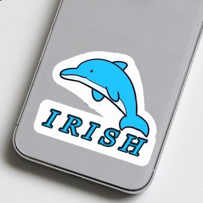 Dolphin Sticker Irish Notebook Image