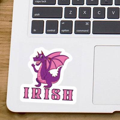 Aufkleber Drache Irish Laptop Image