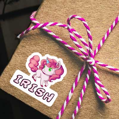 Sticker Irish Einhorn Gift package Image