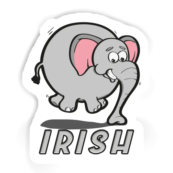 Éléphant Autocollant Irish Laptop Éléphant Autocollant Irish Laptop Image