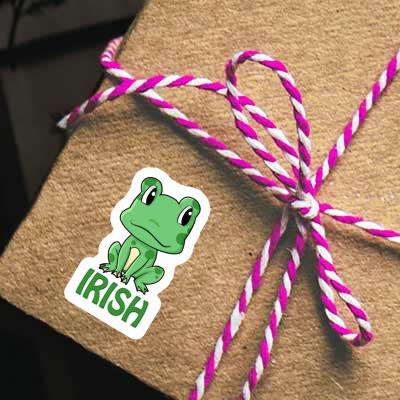 Frosch Aufkleber Irish Notebook Image