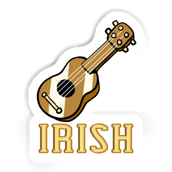 Sticker Gitarre Irish Laptop Image