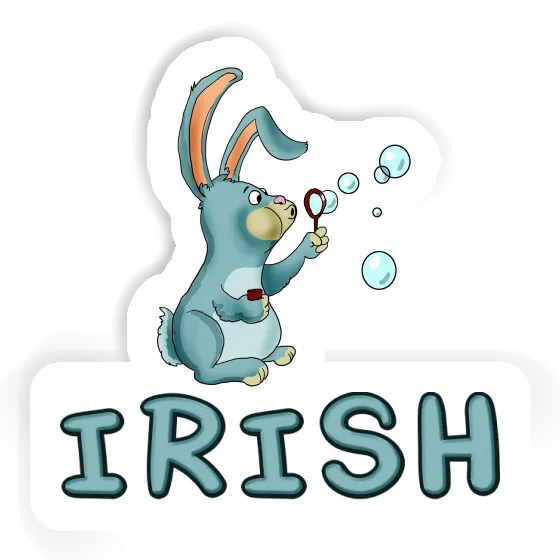 Sticker Soap Bubbles Rabbit Irish Notebook Sticker Soap Bubbles Rabbit Irish Notebook Image