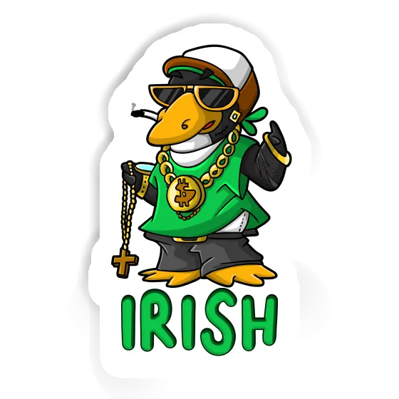 Hip-Hop-Pinguin Sticker Irish Image