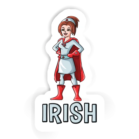Krankenschwester Sticker Irish Laptop Image
