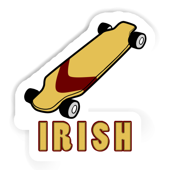 Irish Sticker Longboard Notebook Irish Sticker Longboard Notebook Image