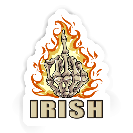 Autocollant Doigt du milieu Irish Notebook Autocollant Doigt du milieu Irish Gift package Image