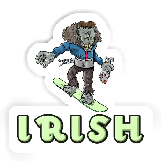 Snowboardeur Autocollant Irish Laptop Snowboardeur Autocollant Irish Laptop Image