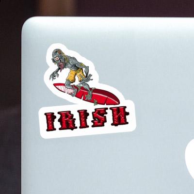 Surfer Aufkleber Irish Laptop Surfer Aufkleber Irish Laptop Image