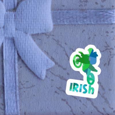 Irish Autocollant Motocrossiste Irish Autocollant Motocrossiste Image