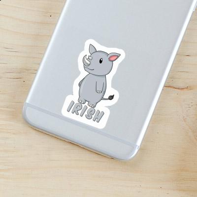 Sticker Rhinozeros Irish Notebook Sticker Rhinozeros Irish Gift package Image