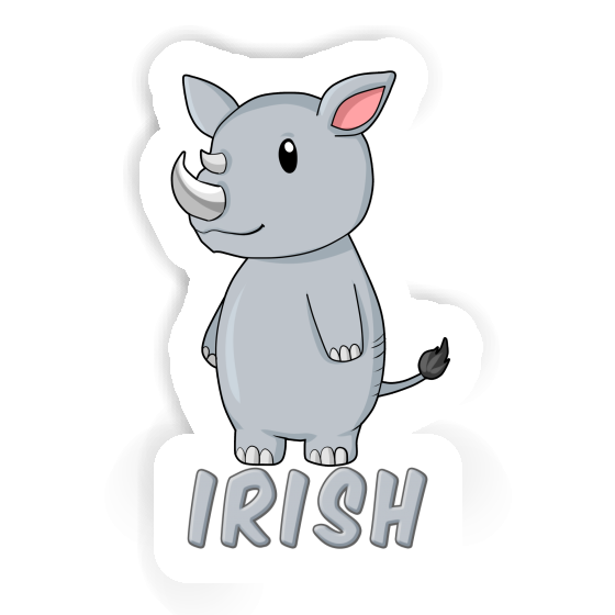 Sticker Rhinozeros Irish Notebook Sticker Rhinozeros Irish Gift package Image