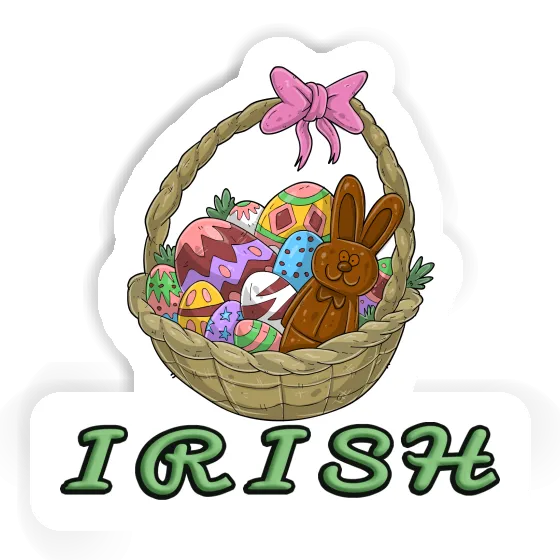 Sticker Irish Easter basket Gift package Image