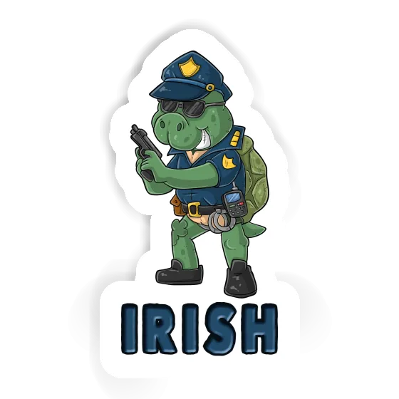 Irish Autocollant Policier Laptop Irish Autocollant Policier Laptop Image