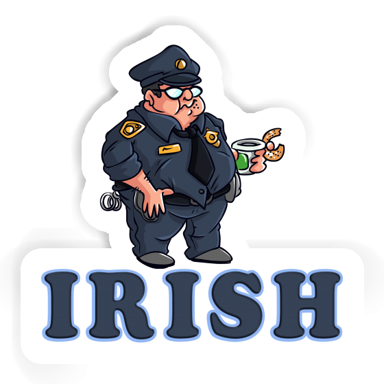 Autocollant Irish Policier Notebook Autocollant Irish Policier Notebook Image