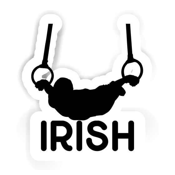 Autocollant Irish Gymnaste aux anneaux Autocollant Irish Gymnaste aux anneaux Image
