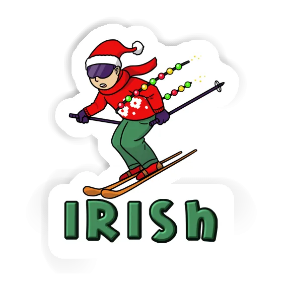 Autocollant Irish Skieur Notebook Autocollant Irish Skieur Gift package Image