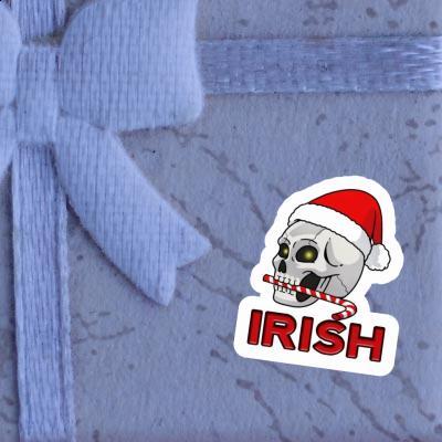 Sticker Irish Christmas Skull Laptop Sticker Irish Christmas Skull Laptop Image