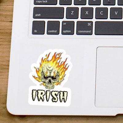 Irish Autocollant Tête de mort Laptop Irish Autocollant Tête de mort Laptop Image