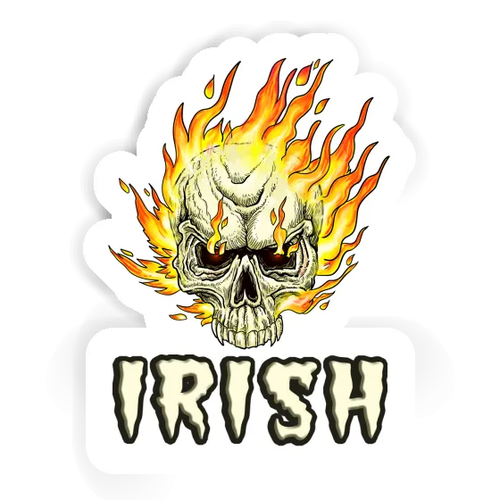Irish Autocollant Tête de mort Irish Autocollant Tête de mort Image