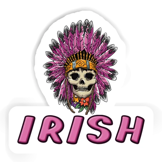 Autocollant Femmes Crâne Irish Laptop Autocollant Femmes Crâne Irish Laptop Image